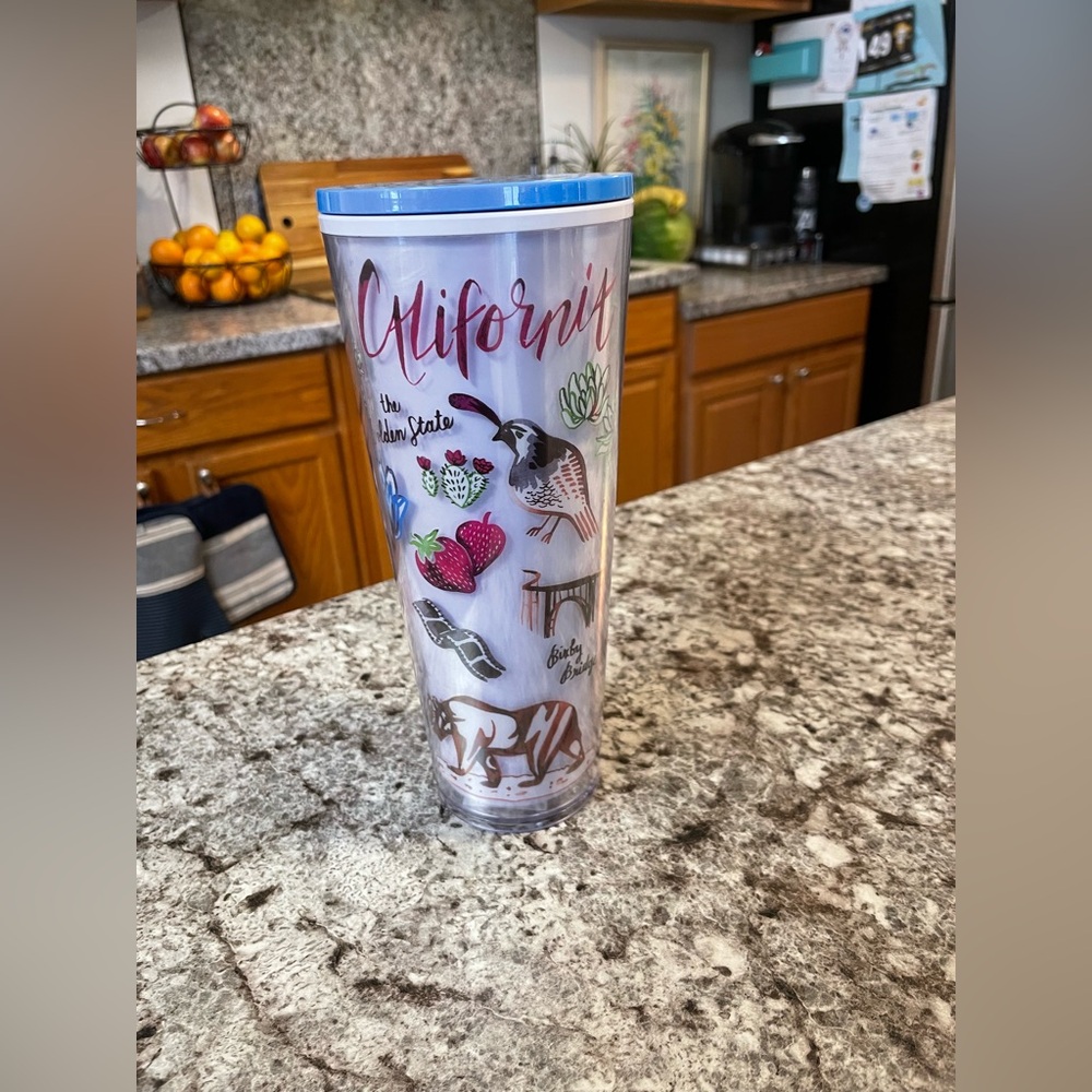 Starbucks California Travel Tumbler with Blue Lid